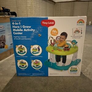 New In Unopened Box, Tiny Love 4-in-1 Mobile Activity Center - Green